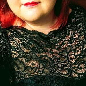 Black lace special occasion dress